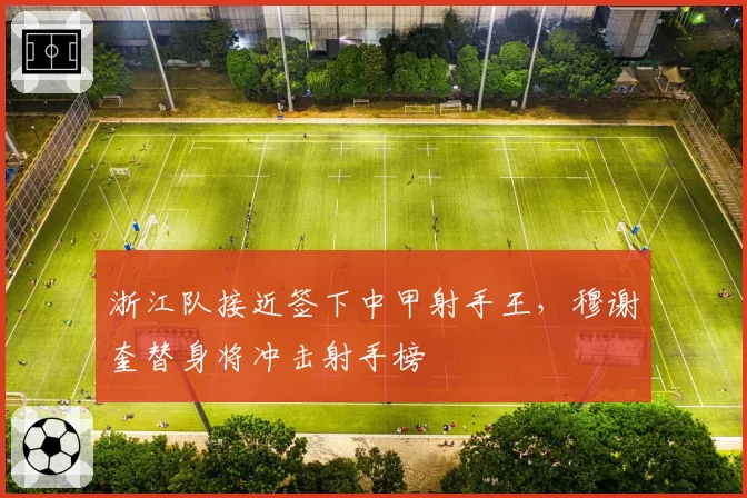 浙江队接近签下中甲射手王,穆谢奎替身将冲击射手榜